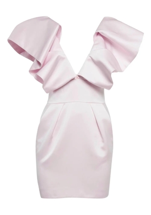 Alexandre Vauthier ruffled mini dress - Pink