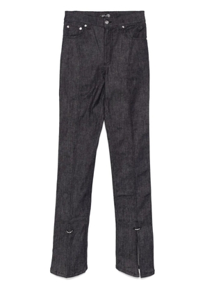 Mugler piercing-detail jeans - Blue