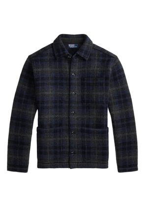 Polo Ralph Lauren plaid-pattern wool cardigan - Grey