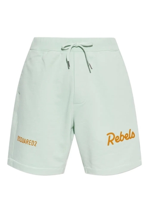 DSQUARED2 logo-detail track shorts - Green