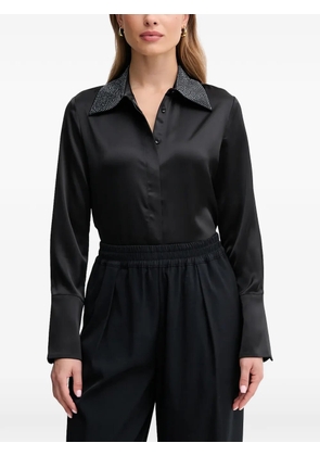 Joseph Ribkoff collar-embellishment shirt - Black