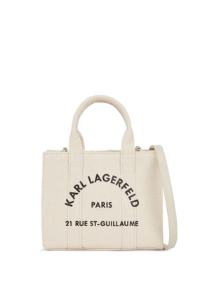 Karl Lagerfeld mini Rue St-Guillaume tote bag - Neutrals