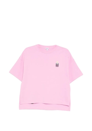 LOEWE logo-embroidered T-shirt - Pink