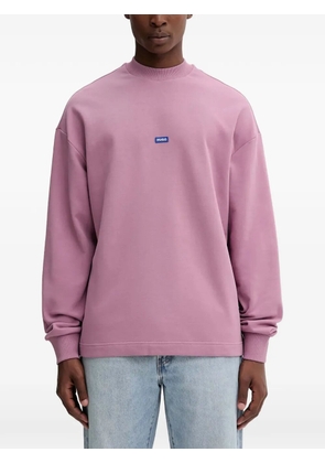 HUGO logo-patch sweatshirt - Pink