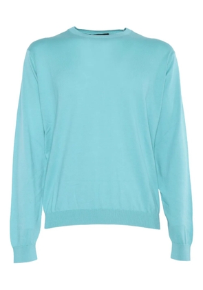 Filippo De Laurentiis cotton crew-neck sweater - Blue