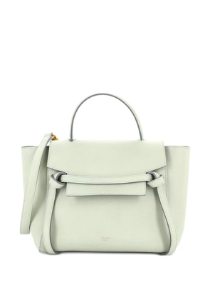 Celine Pre-Owned Belt Bag Textured Leather Micro satchel - Green