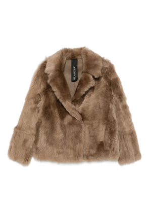 Blancha shearling jacket - Brown