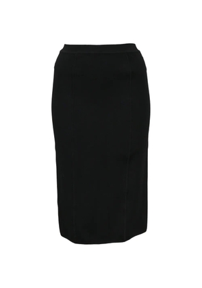 Giorgio Armani Pre-Owned high-waisted pencil skirt - Black