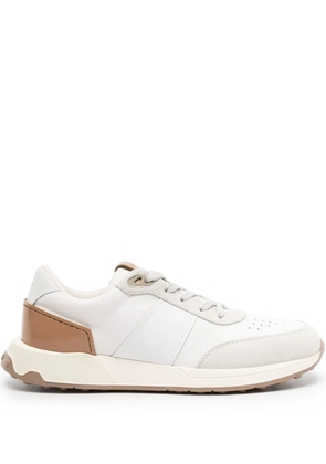 Tod's panelled leather sneakers - White