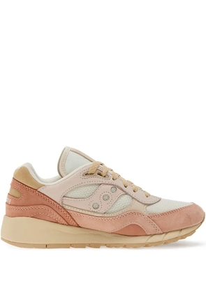 Saucony Shadow 6000 suede-panelled sneakers - Pink