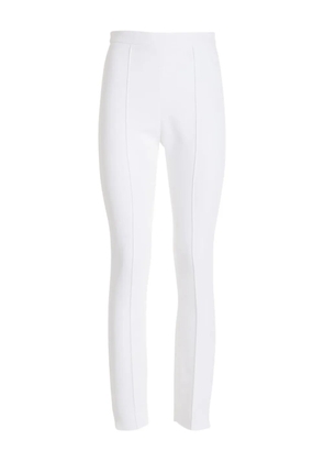 Roberto Cavalli logo-plaque seam-detail trousers - White