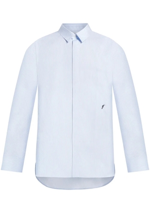 Ferragamo striped cotton shirt - White