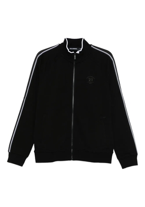 Karl Lagerfeld zip-up cotton jacket - Black