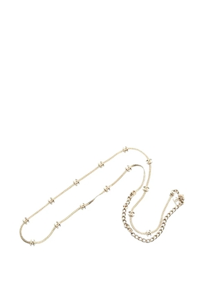 CHANEL Pre-Owned 1986-1988 Coco Mark necklace - Gold