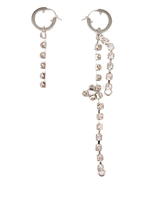 MM6 Maison Margiela polish-finish drop earrings - Silver