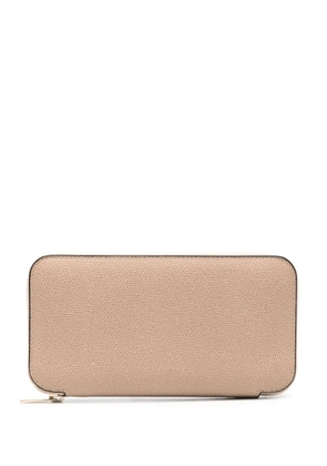Valextra 10cc wallet - Neutrals