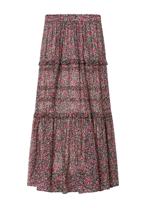MARANT ÉTOILE Volomia ruffled maxi skirt - Red