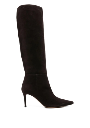 Roberto Festa suede pointed-toe knee-high boots - Brown