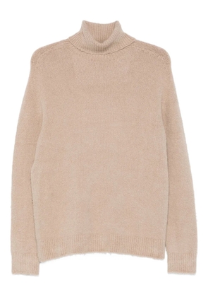 original vintage style turtleneck sweater - Neutrals