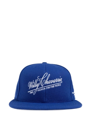 Willy Chavarria logo-detailing cap - Blue