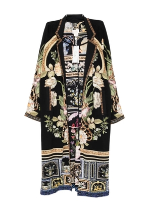 Camilla Ottoman Elegance coat - Black