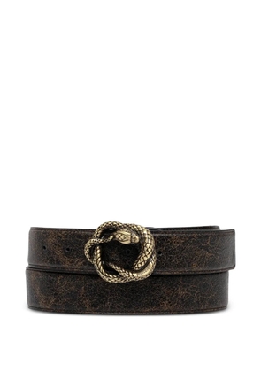 Just Cavalli leather belt - Brown