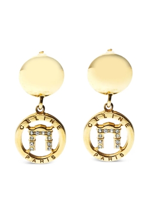 Celine Pre-Owned 1980-1990 Triumphal Arch clip-on earrings - Gold