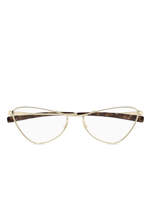 Saint Laurent Eyewear cat-eye glasses - Gold