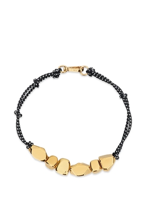 Plan C geometric-stone necklace - Gold