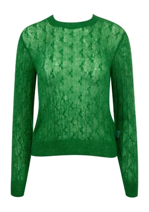 LOEWE cable-knit jumper - Green