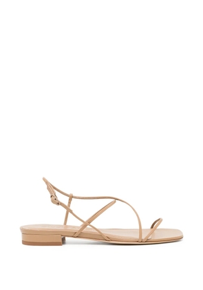 Studio Amelia cross-front sandals - Neutrals