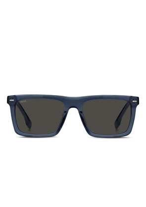 BOSS square-frame sunglasses - Blue