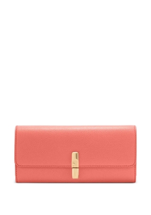 Furla Continental logo-plaque leather wallet - Orange