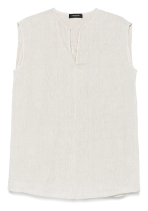 Fabiana Filippi linen blouse - Grey