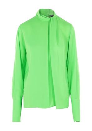 TOM FORD tie-neck shirt - Green