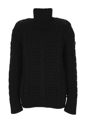 Moncler x EE72 by Edward Enninful virgin wool sweater - Black