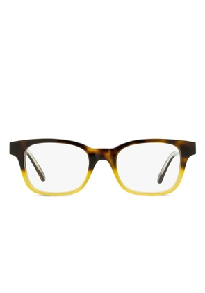 OMEGA EYEWEAR ombré-effect glasses - Brown