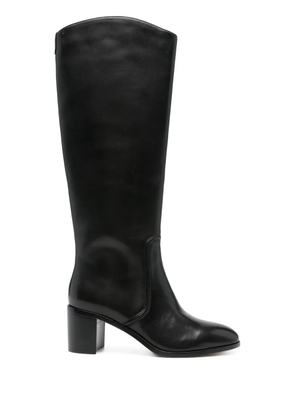 Lauren Ralph Lauren 60mm leather knee boots - Black