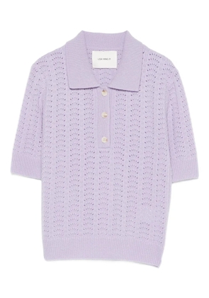 Lisa Yang Masy polo top - Purple