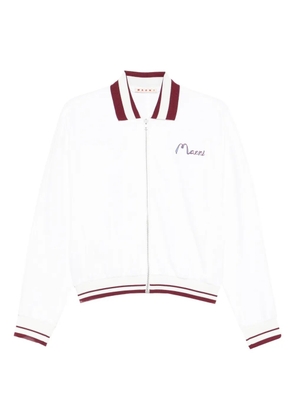 Marni embroidered sweater - White