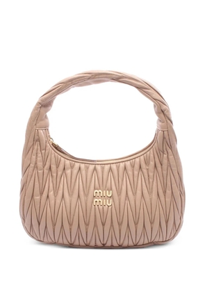 Miu Miu Pre-Owned 2010-2025 Leather Wonder hobo bag - Pink