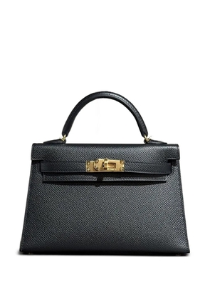 Hermès Pre-Owned 2025 20 mini Kelly Sellier calfskin tote bag - Black