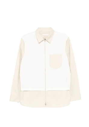 CROQUIS logo-print jacket - White
