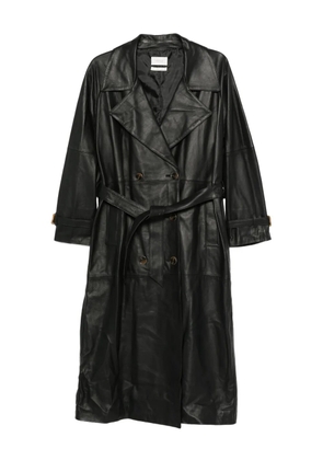 VICOLO double-breasted belted coat - Black