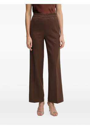 LIU JO elasticated-waist trousers - Brown