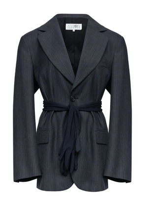 MM6 Maison Margiela pinstripe tie jacket - Grey