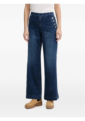 Joseph Ribkoff button-detail denim jeans - Blue