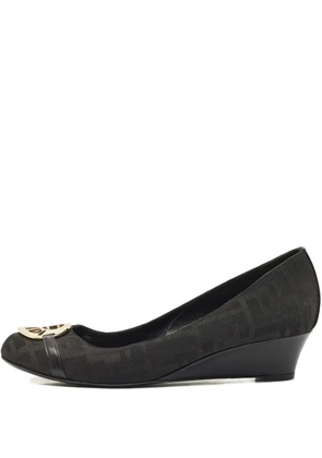 Fendi Pre-Owned round-toe pumps - Black