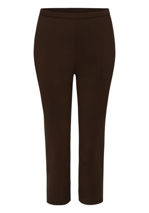 AZEEZA Shreya cropped trousers - Brown