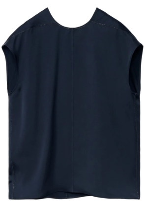 Fabiana Filippi stretch-design blouse - Blue